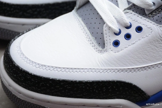 Rep EP AIR WHITE JORDAN RETRO 3 CT8532-145 BLUE CT8532-145 1224
